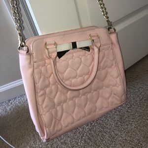Pink Betsey Johnson purse